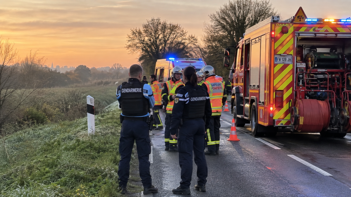 Une voiture a effectué plusieurs tonneaux dimanche matin à Beaucouzé, près d’Angers. Le conducteur, seul à bord, est sorti indemne avant d’être conduit à l’hôpital.