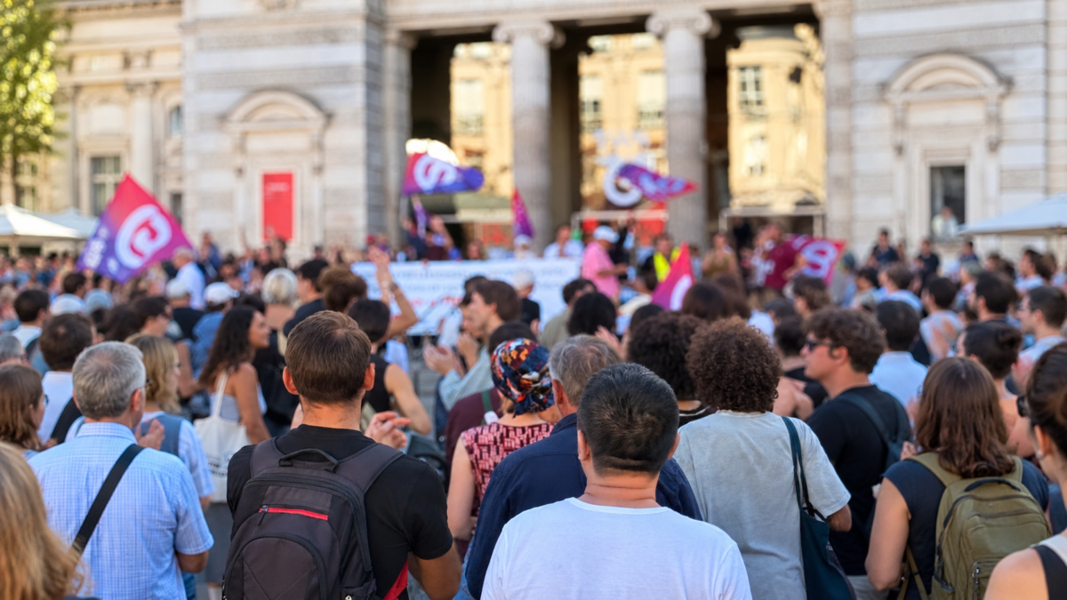 Angers : près d’un millier de manifestants contre la présomption de légitime défense des policiers