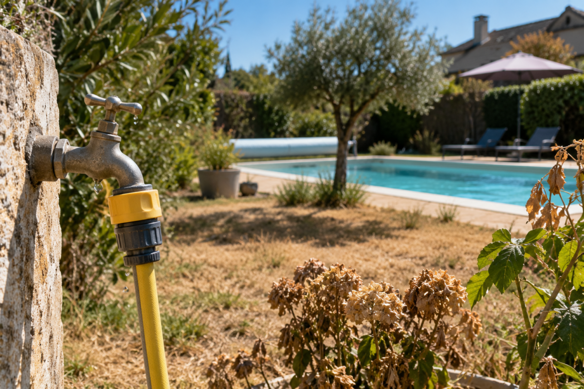 Le Maine-et-Loire reste en niveau crise face à la sécheresse. Arrosage, piscine, voiture, terrasse, potager : plusieurs usages de l’eau sont désormais interdits ou fortement encadrés.