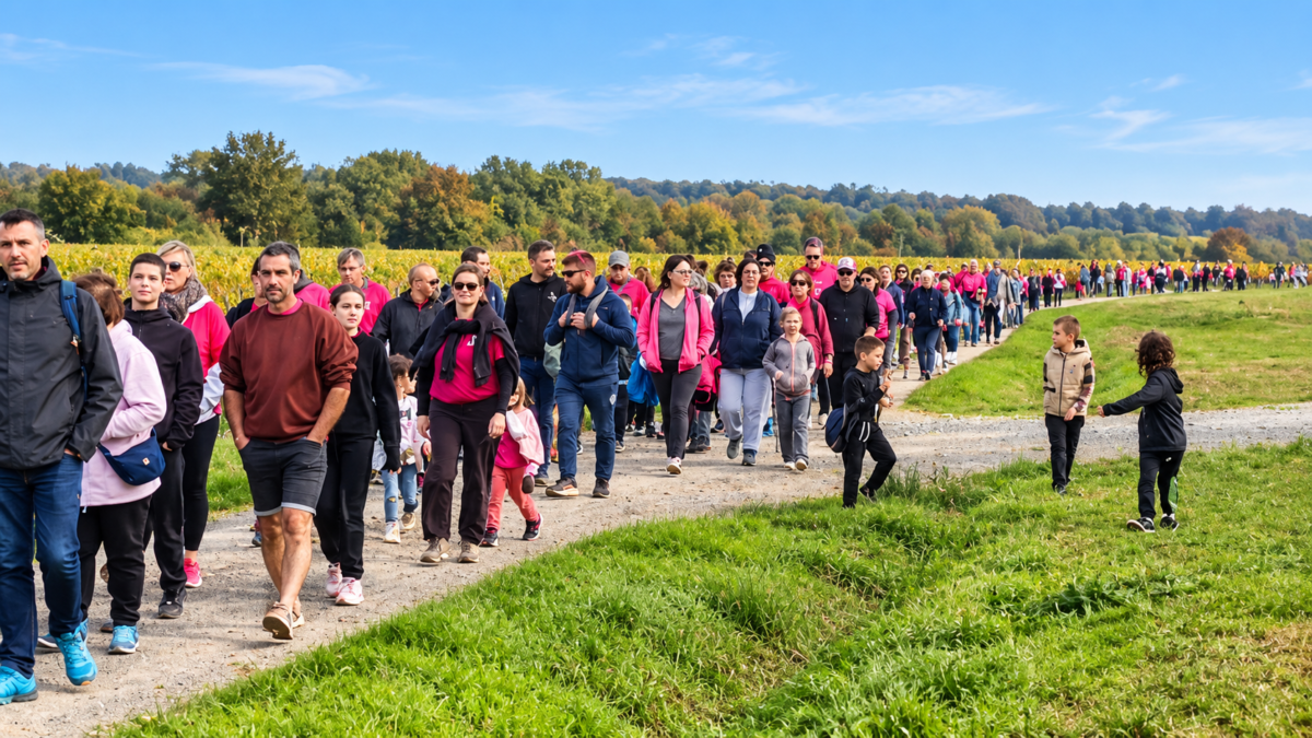 Grande marche solidaire pour Octobre Rose