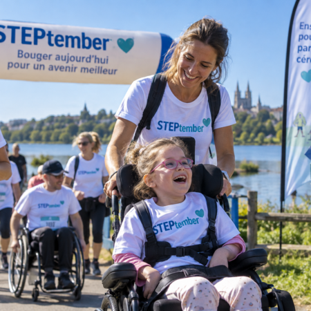 STEPtember à Angers : une course solidaire au Lac de Maine pour la recherche sur la paralysie cérébrale