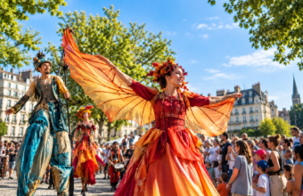 Les artistes investiront une nouvelle fois les rues d’Angers ce dimanche pour la dernière journée des Accroche-cœurs.