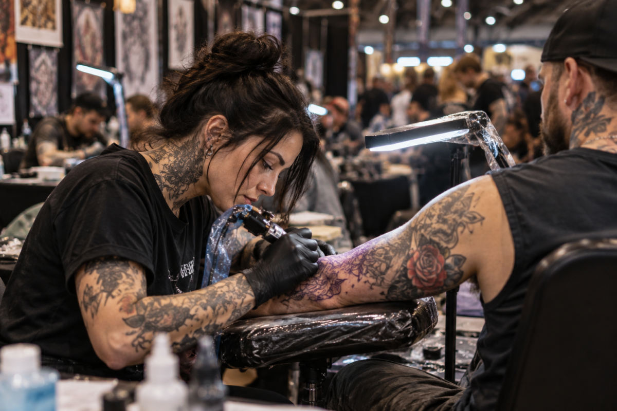 L’Angers Tattoo Fest revient les 3 et 4 octobre 2026 au Parc des Expositions. Plus de 130 tatoueurs sont attendus pendant deux jours.