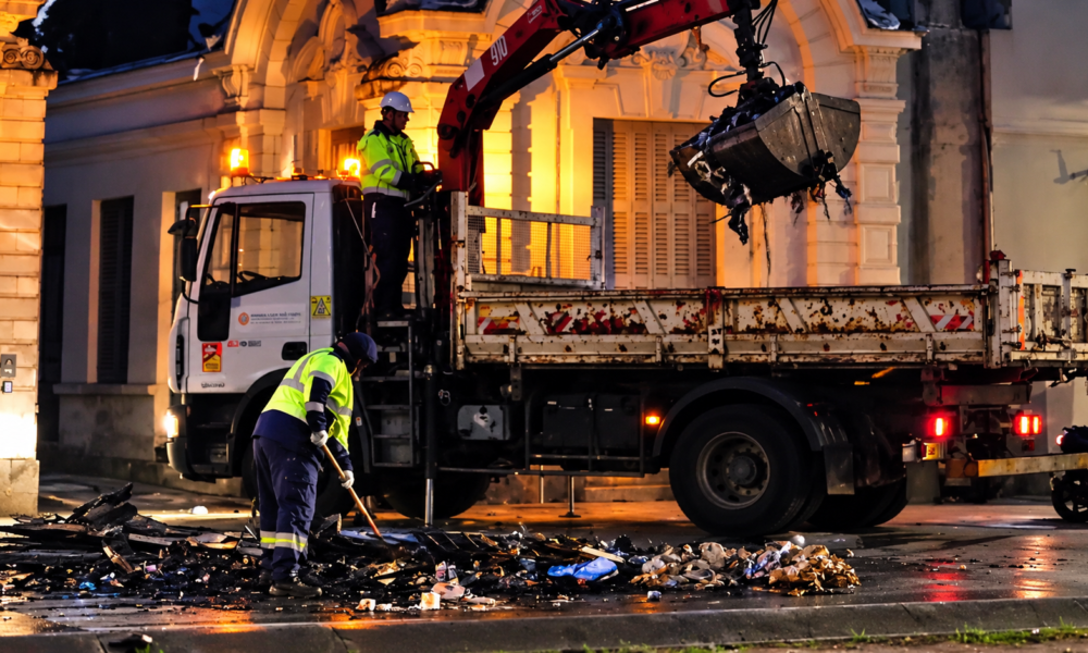 Au Mans, le bilan s’alourdit après les dégradations et pillages commis en marge de la manifestation du 17 octobre Crédit Angers Info - Au lendemain des violences à Angers, Primaprix a été pillé, 17 interpellations ont été annoncées et les habitants participent au nettoyage du centre-ville.