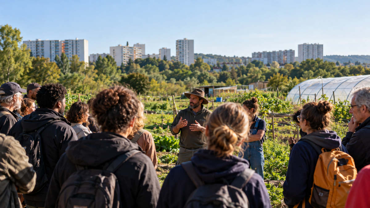 Crédit Angers Info - illustration / Une rencontre autour de l’agriculture et des solidarités locales, à l’image des thèmes portés par l’initiative « Nos quartiers en campagne