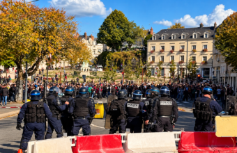 Crédit Angers Info : Manifestation du 17 octobre : Angers figure parmi les villes citées par le ministère de l’Intérieur pour des actions violentes signalées en France.