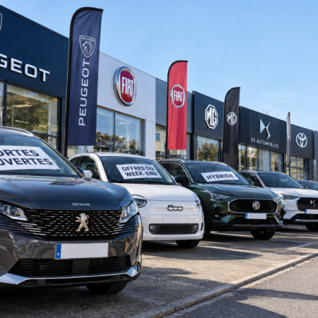 Fiat à partir de 13 900 €, Peugeot 5008 hybride à 315 €/mois, offres MG, Kia et Toyota : les bons plans auto à examiner ce dimanche autour d’Angers.