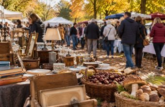 Illustration- Brocantes à Saumur et Sainte-Gemmes-sur-Loire, loto à Mazé-Milon, sorties champignons : nos idées pour ce dimanche 25 octobre en Maine-et-Loire.
