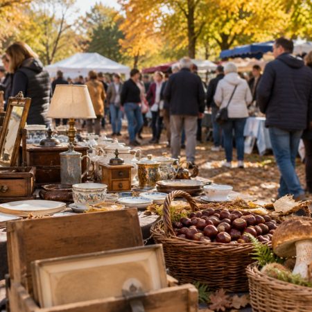 Illustration- Brocantes à Saumur et Sainte-Gemmes-sur-Loire, loto à Mazé-Milon, sorties champignons : nos idées pour ce dimanche 25 octobre en Maine-et-Loire.