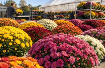 Crédit Angers Info - À l’approche de la Toussaint, le chrysanthème reste incontournable. Chiffres de production, poids de l’horticulture en Maine-et-Loire et évolution des achats.