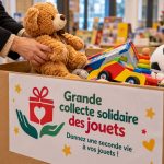 Crédit Angers Info / Illustration/ Du 1er au 30 novembre 2026, six points de collecte accueilleront les jouets en bon état à Angers. Les dons seront redistribués aux familles modestes.