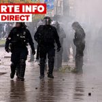 Angers : des milliers de manifestants, les gaz lacrymogènes tirés jusque devant la mairie Crédit Angers Info - Plusieurs milliers de personnes manifestent à Angers contre la vie chère et le manque de moyens dans l’éducation. Des tirs de gaz lacrymogène ont marqué l’après-midi.
