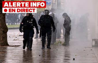 Crédit Angers Info - Plusieurs milliers de personnes manifestent à Angers contre la vie chère et le manque de moyens dans l’éducation. Des tirs de gaz lacrymogène ont marqué l’après-midi.