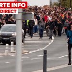 5 000 manifestants à Angers malgré l’interdiction : pourquoi la situation s’est tendue près de la gare Credit Angers Info - Tensions à Angers ce samedi 24 octobre : tirs de gaz lacrymogène à répétition et barrage de véhicules de police entre la gare et la rue du Haras.
